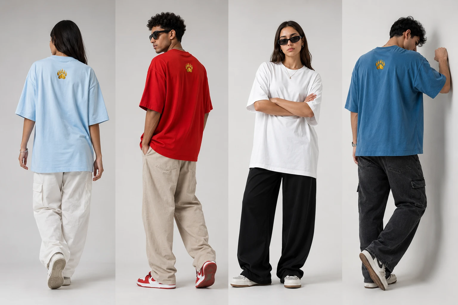 TAP oversized interlock t-shirts