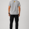 TAP Lightweight Grey T-Shirt – Worn by Model Man wearing TAP heather grey lightweight regular-fit t-shirt