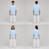 TAP Oversized Tee – Light Blue | Paw Logo Oversized Fit T-Shirt
